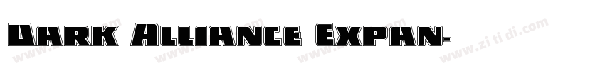 Dark Alliance Expan字体转换